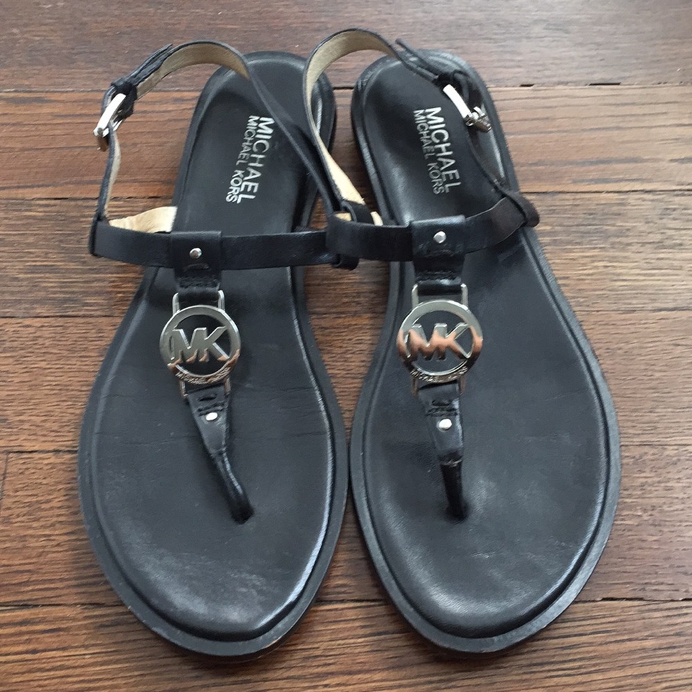 Michael Kors leather sandals